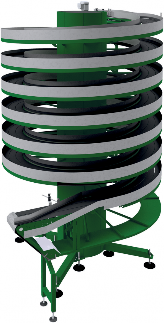 SpiralVeyor SVm 系列 - Container MassFlowLift ND